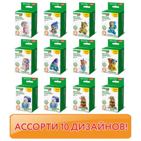 Набор д/творчества Brauberg 665203 "Ассорти" роспись из гипса 