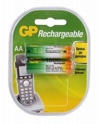 Аккумулятор GP R6 1300mAh 130AAHC/R6 /2шт/ 9850