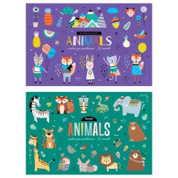 Альбом 12л. ArtSpace А12_26190  "Животные. Забавные зверушки" на скрепке 280634