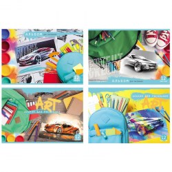 Альбом 12л. BG 9903 "Творческий драйв" на скрепке 326450