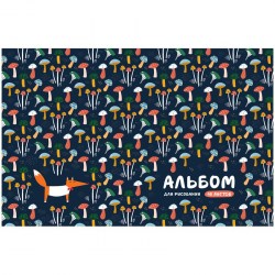 Альбом 40л. ArtSpace А40_33649 "Узоры. Лесная сказка" на скрепке 303990