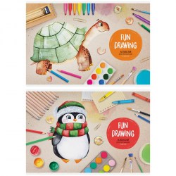 Альбом  8л. ArtSpace А08_26182 "Мультяшки. Fun drawing" 280630