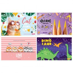 Альбом  8л. ArtSpace А08_35950 "Микс. Ассорти" на скрепке 311468