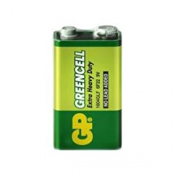 Батарейка GP Greencell 1604G/6F22 9V /1шт/ крона 2205