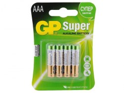 Батарейки GP Greencell 24A LR03/286 ААА Super Alkaline /3+1шт/ 
