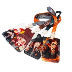 Бейдж Centrum 76779 "Школа магии" вертикальный, лента с карабином, ассорти