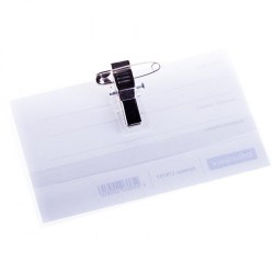 Бейдж OfficeSpace BDPL_1196/178797 57*90 с клипсой и булавкой 178797