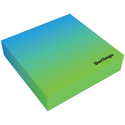 Блок 8,5*8,5*2см Berlingo LNn_00050  голубой/зеленый, 200л. 298601