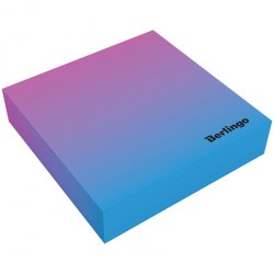 Блок 8,5*8,5*2см Berlingo LNn_00051  голубой/розовый, 200л. 298602