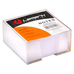 Блок 9*9*5см Lamark NT0085 белый в прозр. пластик. боксе