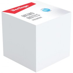 Блок 9*9*9см Berlingo ZP8600 "Premium" белый, 100% белизна 290211