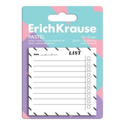 Блок липкий 73*73мм ErichKrause 63673 Pastel "To do list" 20л.