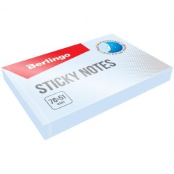 Блок липкий 76*51 Berlingo HN7651SВ "Standard" 100л, голубой 279033