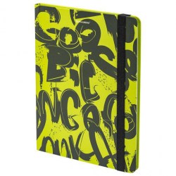 Блокнот А5 Brauberg 113721 "Calligraphy" 96 л., с резинкой в клетку