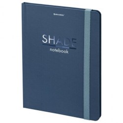 Блокнот А5 Brauberg 113725 "Shade" 96 л., с резинкой в клетку