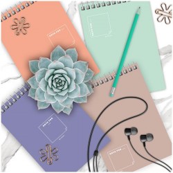 Блокнот А6 БиДжи Б6гр80 8891 "Pastel tint" 80л. на гребне, ассорти 307658