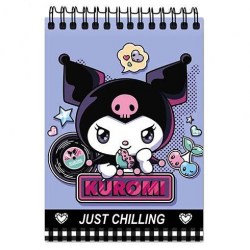 Блокнот А6 Centrum 77255 "Куроми" 56 л., клетка, на гребне 