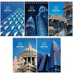 Блокнот Б6к60гр_25981 А6 "Путешествия. Architecture" 60л. на гребне /ArtSpace/ 279969