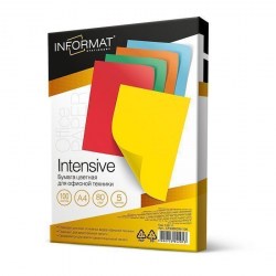 Бумага  А4 Mix Intensive 80г/м2, 100л., 5 цветов CP4080CIN-100 /inФормат/ 103111