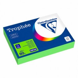 Бумага Clairefontaine 116726 А4, 80г/м2, 500л. неон (зеленый)