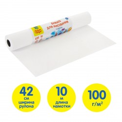 Бумага для рисования Мульти-Пульти Брр_50411 в рулоне, 100г/м2, 42*1000см 351733