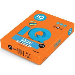 Бумага  IQ COLOR OR43  А4 80г,500л., оранжевый 65149
