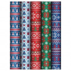 Бумага упаковочная MESHU MS_62800 "Nordic" 80г/м2,  70*100см ассорти 372611