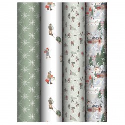 Бумага упаковочная MESHU MS_66809 "Winter time" 80г/м2, 70*100см 383283