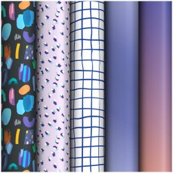 Бумага упаковочная MESHU ПБ100м_32898 "Memphis", 90г/м2,  70*100см 305735