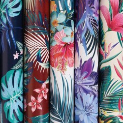 Бумага упаковочная Золотая Сказка 591593 "Tropics" 70г/м2, 70*100см, ассорти