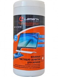 Чистящие Lamark LT24199 салфетки для экранов (100шт/туба)