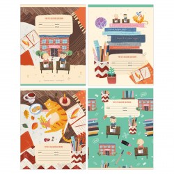 Читательский дневник БиДжи 11007 "Клуб книголюбов" 24л. А5 ассорти 340962