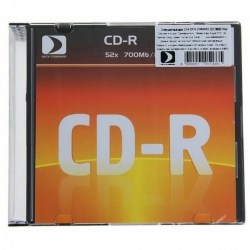 Диск CD-R Data Standard 52X 700Mb Slim 13210-DSCDR01S