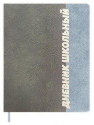 Дневник Альфа-Тренд 110116 "Шрифт" 1-11 класс, черно-синий, иск.кожа, твердый переплет