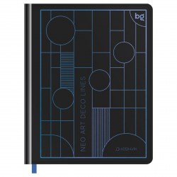 Дневник БиДжи 58519 "Lines on black" 1-11 классы, иск. кожа, тв. 366508