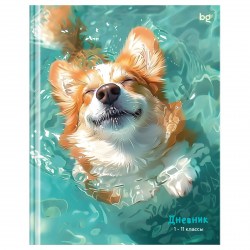 Дневник БиДжи 64631 "Морской коржик" 1-11 классы, тв. переплет 376733