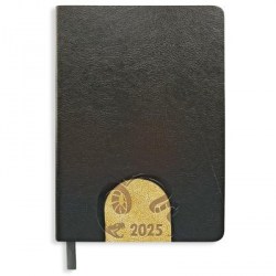 Ежедневник 2025г. Альфа-Тренд 310076 "HONG KONG" А5, 176л. черный