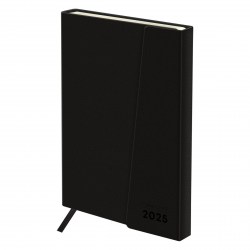 Ежедневник 2025г. БиДжи DdA5_26418 Magnet. Black" А5, 176л., черный, магнитный