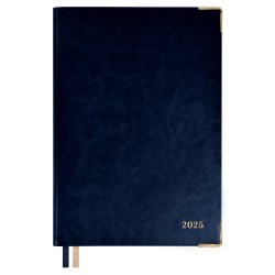 Ежедневник 2025г. Феникс 66998 "#ИЛОН МАСК" А5, 176 л., иск.кожа, синий