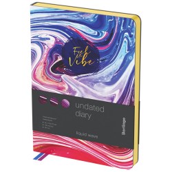 Ежедневник Berlingo UD2_01S02 А5 "Liquid Wave" 136л, золотой срез 338493