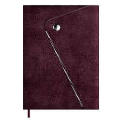 Ежедневник Феникс 70618 А5 160л. "Спилок делавэ" бордовый, иск.кожа