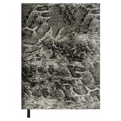 Ежедневник Феникс 70692 А6+ 160л. "Питон" серый, иск.кожа