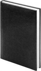 Ежедневник Lamark 02409 А5 256л. "Classic" черный, кожзам