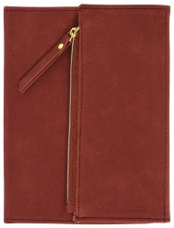 Ежедневник Lorex LXDRB6-PY2 "PRIVACY" B6, 96л, бордо, линия, карман на молнии 232265 