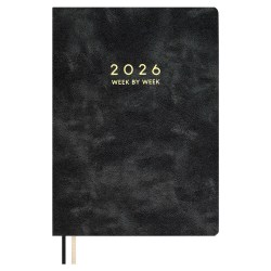 Еженедельник 2026г. Феникс 70327 "Тиволи делавэ" А4, 80л., черный