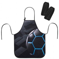 Фартук Юнландия 271044 "Soccer ball" с нарукавниками 45*54см