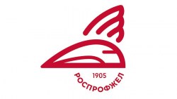 Флаг Роспрофжел 90*135см Т402 ткань флажная сетка 