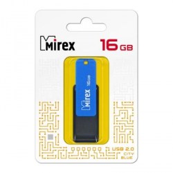 Флэш-диск Mirex CITY BLUE 16GB ecopack 13600-FMUCIB16