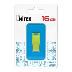 Флэш-диск Mirex MARIO GREEN 16GB ecopack 13600-FMUMAG16
