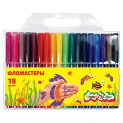 Фломастеры 18цв. ФКМ18 "Каляка-Маляка" в блистере 038261